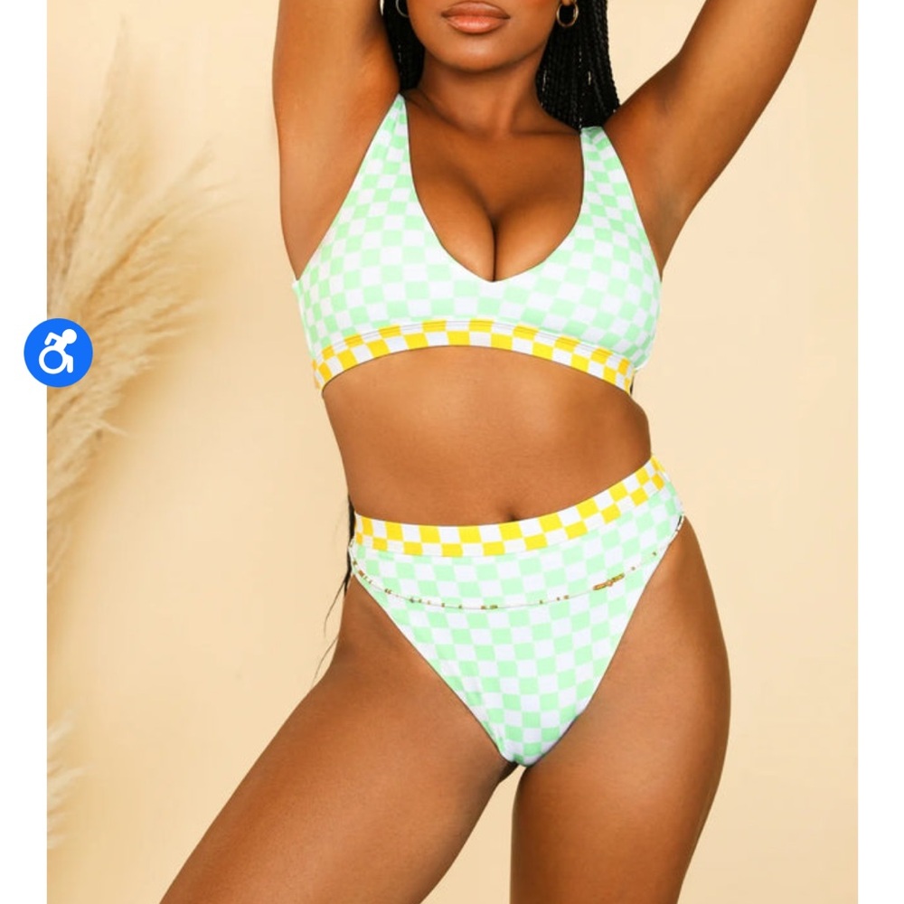 Dippin Daisey checked out bikini set